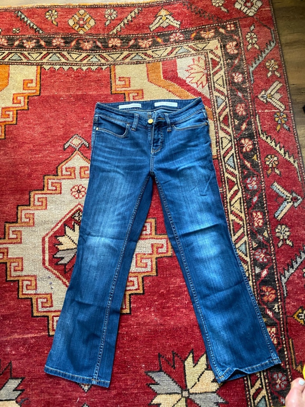 Pilcro and the Letterpress Women’s Blue Boot-Cut Jeans